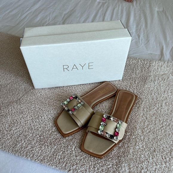Revolve Raye Rhinestone Multi Color Sandals - Picture 2 of 5